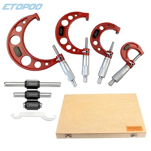 100mm outside micrometer set - outside,