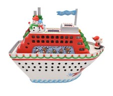 Hallmark Keepsake Ornament 2020, Christmas Cruisin' Santa Claus Cruise Ship Boat