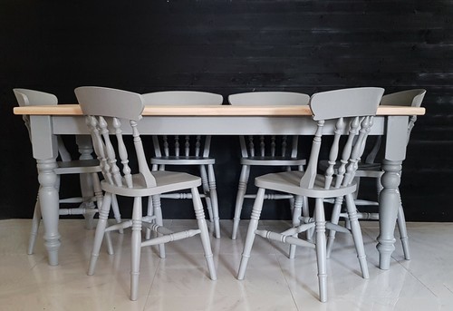 New 6ft farmhouse dining table - new,