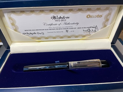 Websters 40th anniversary blue - 40th,