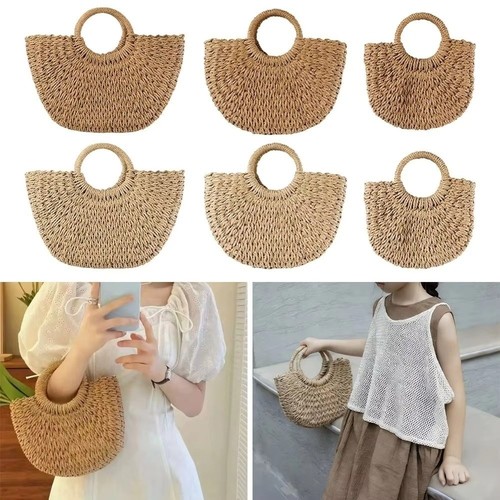 Lady boho straw woven - lady,