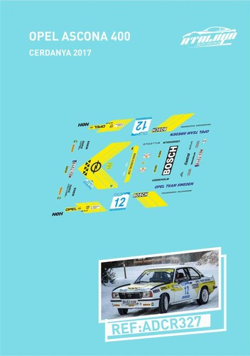 Opel ascona 400 cerdanya 2017 - ascona,