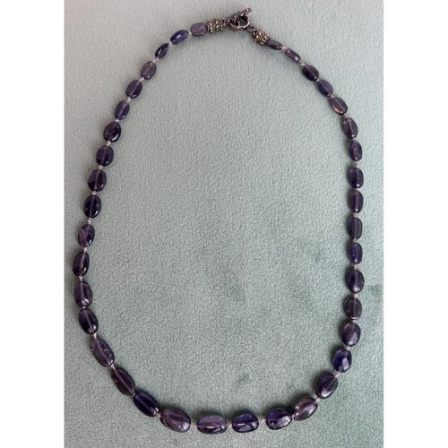 Amethyst gemstone bead - gemstone,