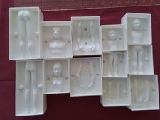 People moulds for sugarcraft by Wilton 1980's vintage, man, woman, girl and boy