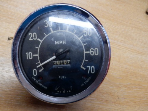 Vintage classi car speedo - classi,