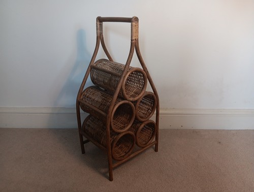 Vtg retro 70s wicker - vtg,