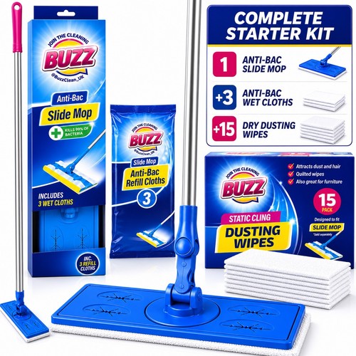 Static cleaning mop - cleaning, +