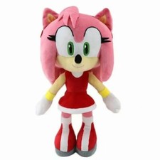 30CM Sonic the Hedgehog Plush Tails Knuckles Cute Xmas Gift Soft Toy for Kids