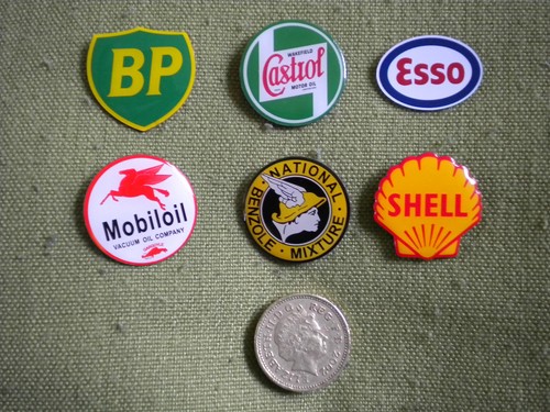 Petrol oil company pin - 6,