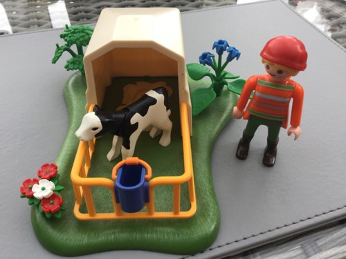 Playmobil 5124 calf feeder - playmobil,