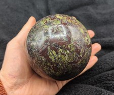 Dragon Blood Stone Sphere Red