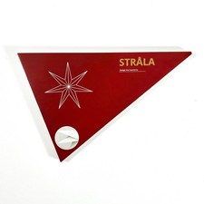 IKEA STALA Star Light Pendant Hanging Lamp Shade, White Clear Dotted, 70 cm 