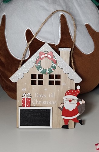 Wooden days till christmas - wooden,