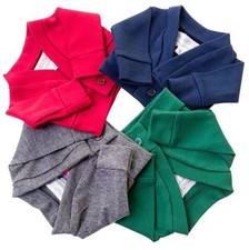 SCHOOL CARDIGAN  FOR DESIGN A FRIEND DOLL  CARDIGAN ONLY,MANY COLOURS AVAILABLE 