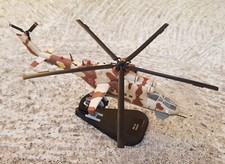 Fabbri Italeri 1/100 MI-24 Hind Russian Attack Helicopter.  Assembled model.