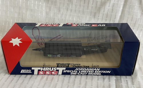 Lledo signed thrust ssc land - thrust,