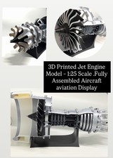 3 D Printed Jet  Engine Model
