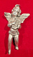 Fine Pewter Angel Ornament; See  Closeups;  Age? Use All Year