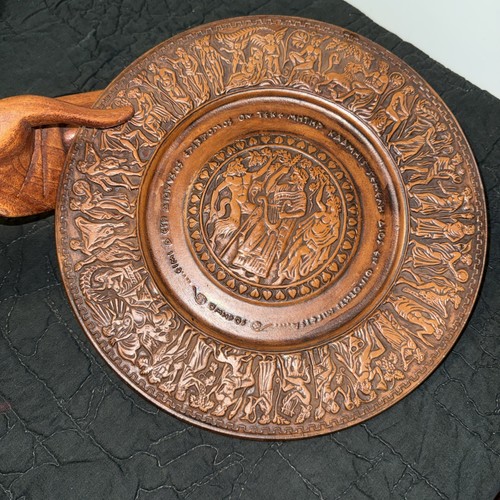 Vintage greece ceramic plate - ,