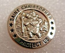 St Christopher pin badge