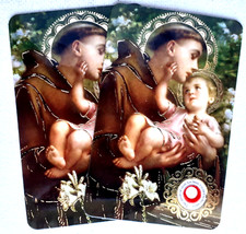 ST ANTHONY    Prayer Card &