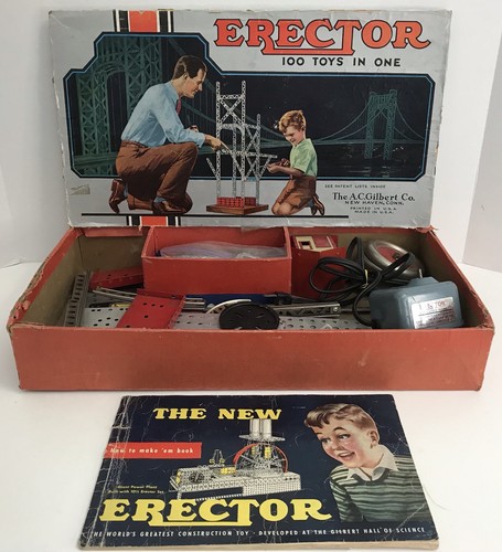 Vintage gilbert erector - erector, set