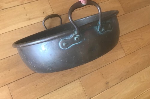 Vintage brass large fireside - vintage,
