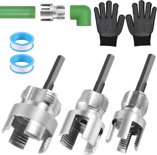 3pcs pvc pipe threader - 3pcs,