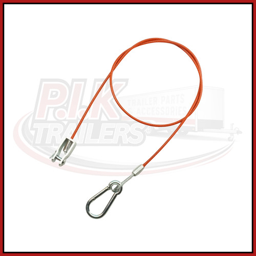 Breakaway cable with clevis - cable,