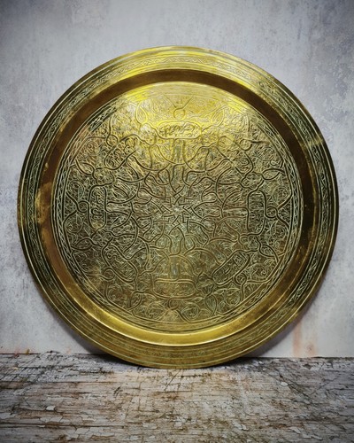 Vintage brass middle - brass,