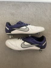 Nike CTR360 Maestri II SG - 433257 106 - UK 7 - White / Silver / Purple