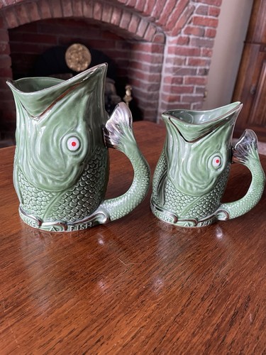 Sylvac pottery fish - fish, cat