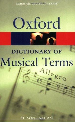 Oxford dictionary musical - oxford,