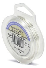 Beadalon Artistic Wire - 22 Gauge (0.64mm) Silver Plated (Various Colours)