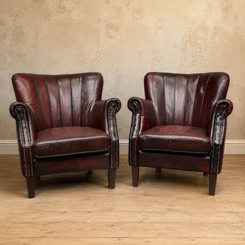 Chesterfield style club chairs - club,
