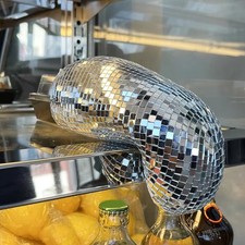 Decor Craft Melted Disco Ball Sculpture Wall Art Home Deco Table Decor Sculpture