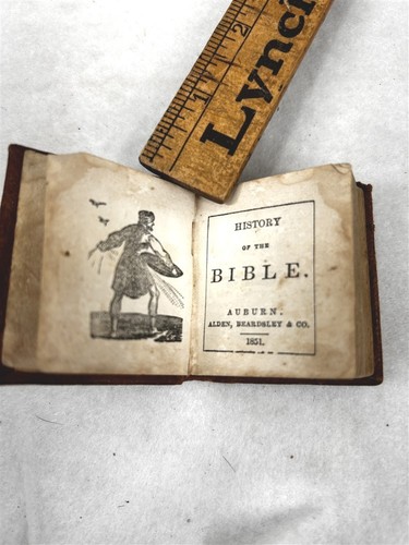 Antique 1851 miniature book - miniature,