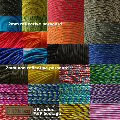 2mm paracord reflective - paracord, micro