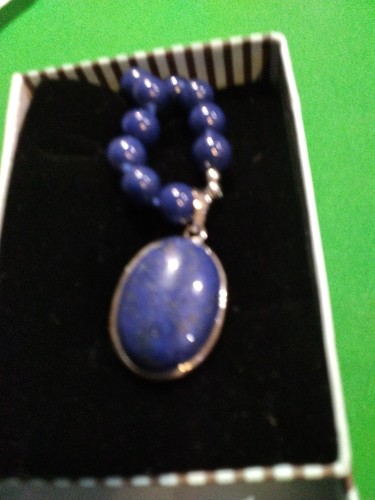 Inch necklace lapis lazuli - 18,