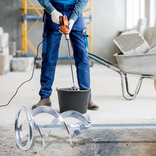 Drill paint pot plaster mixer - paint,