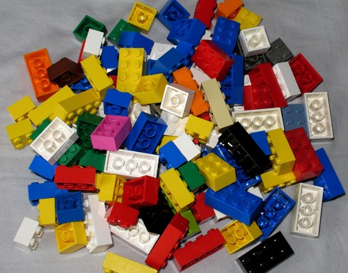 Lego bricks 2x2 - , 2x4