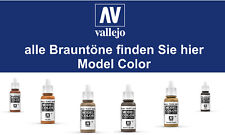 All Shades of Brown - High Quality Vallejo Model Color Colors