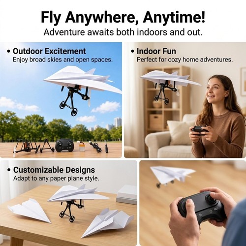 Paper airplane kit - rc, diy