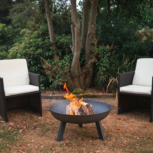 Cast iron garden fire pit - cast,