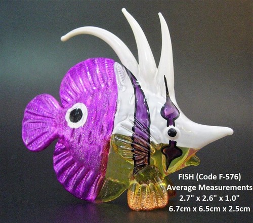 Beautiful art glass - glass, fish