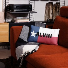 Alvin Texas Flag Pillow