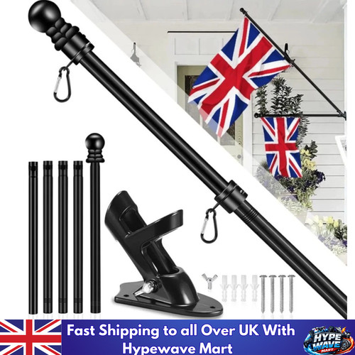 6ft wall mounted - 6ft, pole