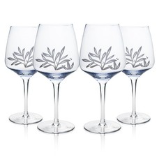 4x Gin Mare Glass 0.6L Balloon Goblet Glasses Tonic Soda Cocktail Long Drink Capri