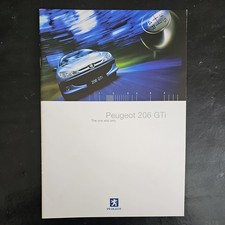 Peugeot 206 GTi Brochure 1999