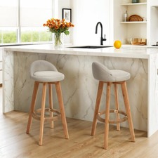 Set of 2 Bar Stools Kitchen